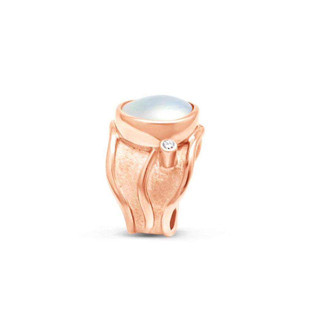 Solid Rose Gold Lexi Sparkle Ring