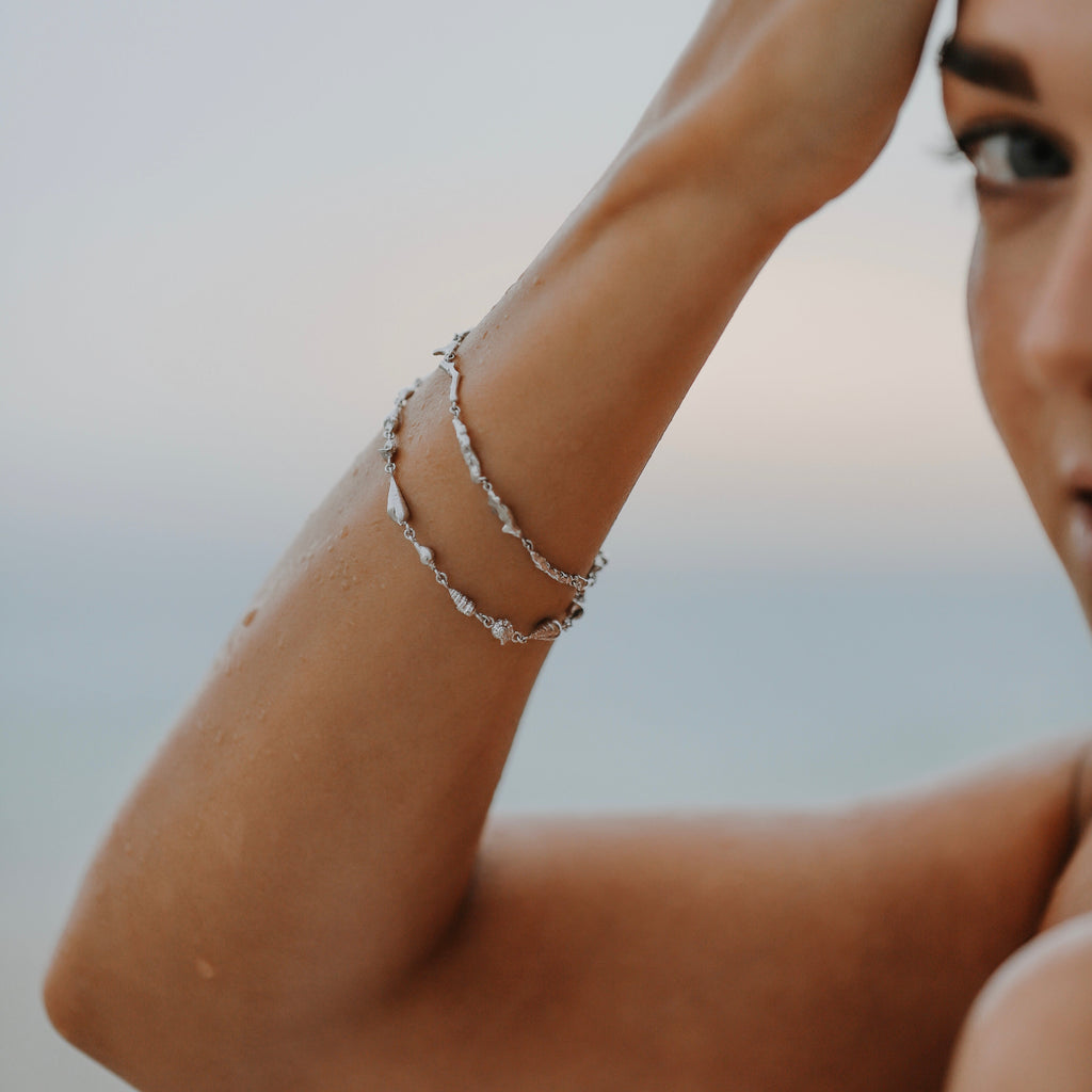 Coral Charm Bracelet