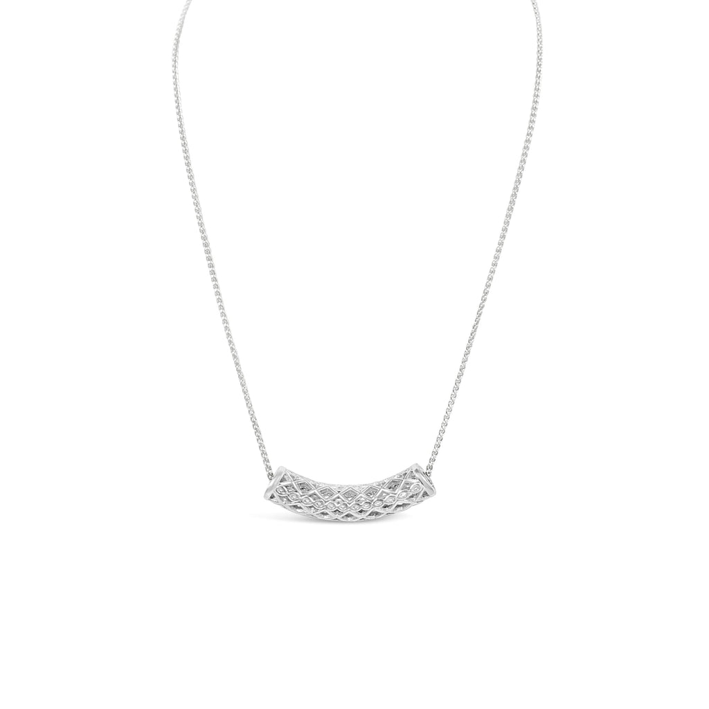  Elevate your style with our exquisite Moroccan Slider Pendant in Sterling Silver. Shop now at Latitude Jewellers for a touch of elegance.