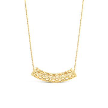 Moroccan Slider Pendant Yellow Gold