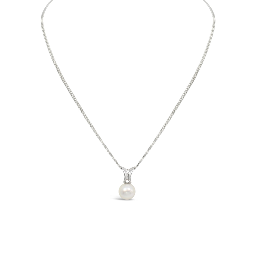 South Sea Pearl on 9ct White Gold Split Bail Pendant