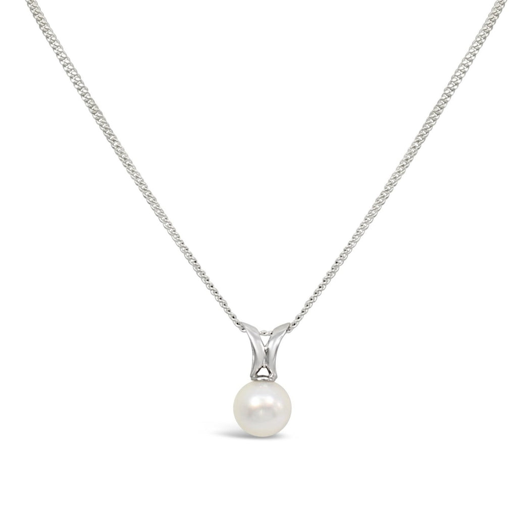 South Sea Pearl on 9ct White Gold Split Bail Pendant
