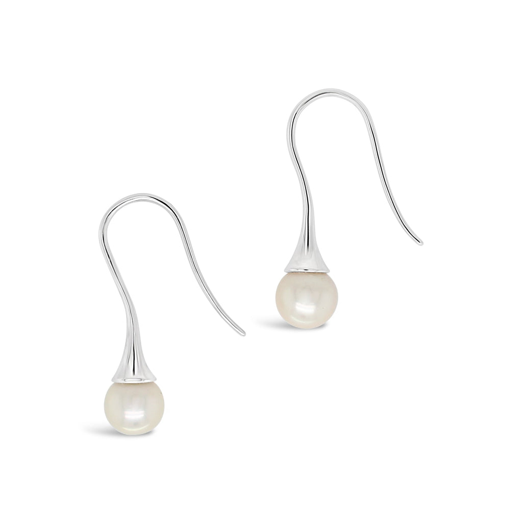 Abrolhos Akoya Pearl Earrings on Sterling Silver