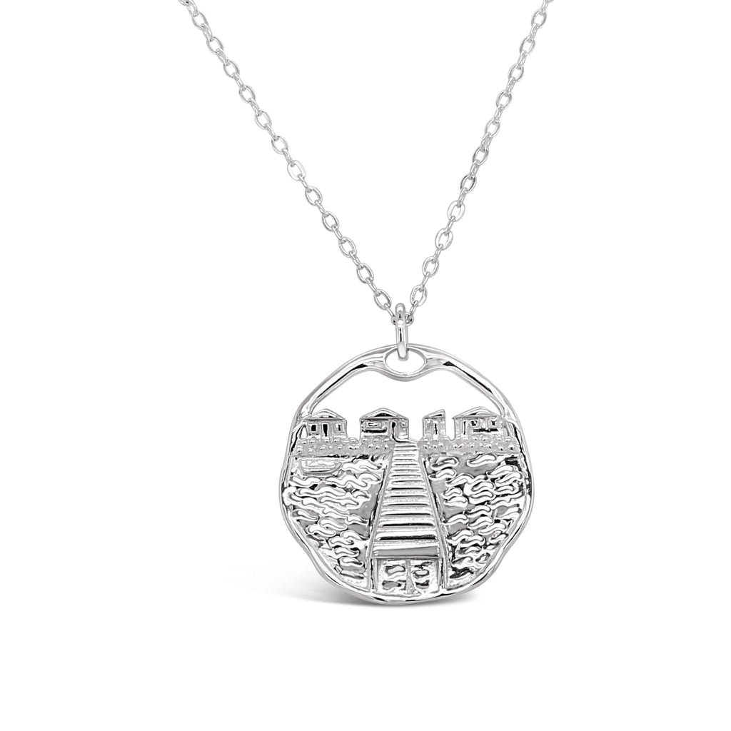 Discover the exquisite Abrolhos Jetty Pendant in sterling silver at Latitude Jewellers.