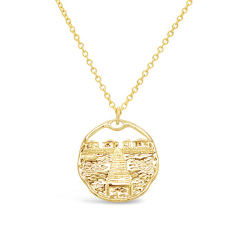 Abrolhos Jetty Pendant 9ct Yellow Gold