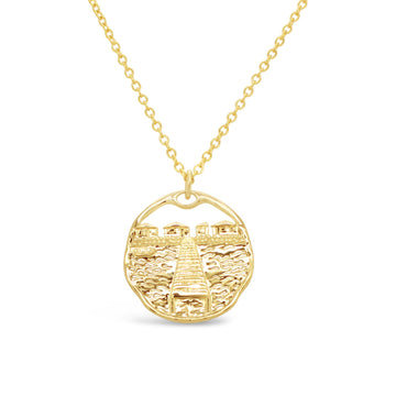  Discover the exquisite Abrolhos Jetty Pendant in 9ct yellow gold at Latitude Jewellers.